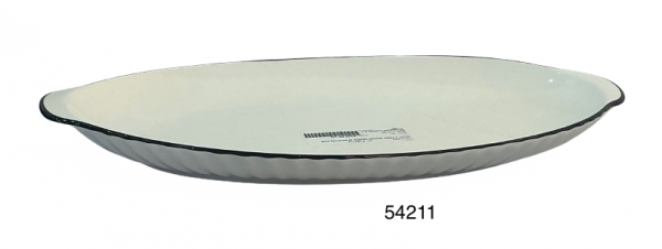 PYREX  BORDE NEGRO 36.5X18.7X3.7CM