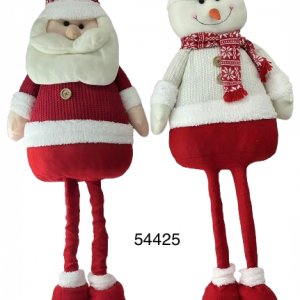 MUÑECO SANTA/HOMBRENIEVE/RENO C/EXTENSION 55-96CM