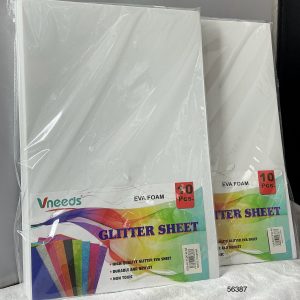 VNEEDS SET PAPEL EVA BLANCO 20X30CM 10/1