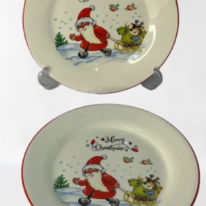 PLATO LLANO C/DISEÑO NAVIDAD 25CM