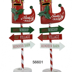 LETRERO NAVIDAD 20X14X60CM
