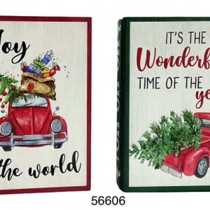 LIBRO DECORATIVO NAVIDAD 20X15X4.5CM