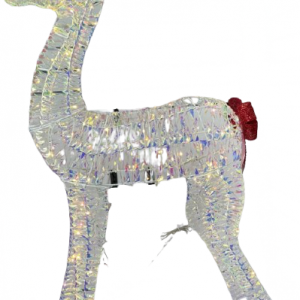 RENO ADORNO NAVIDAD C/LUZ 60X20X125CM