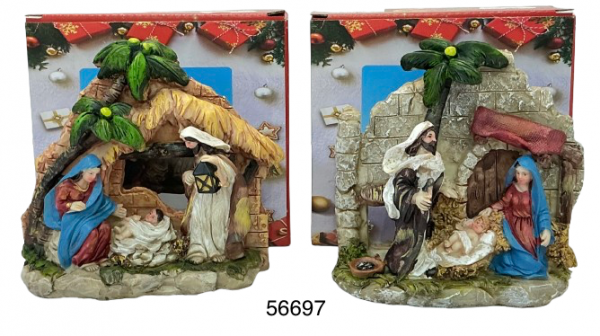 NACIMIENTO ADORNO DE NAVIDAD 12X13CM