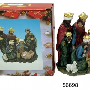 NACIMIENTO ADORNO DE NAVIDAD 14.5X13CM