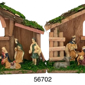 NACIMIENTO ADORNO DE NAVIDAD 25X18CM