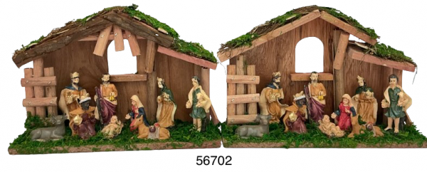 NACIMIENTO ADORNO DE NAVIDAD 25X18CM