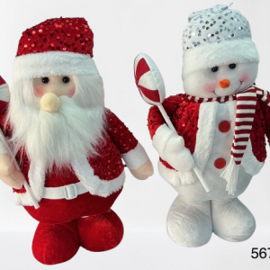 FIGURA SANTA/HOMBRE NIEVE EXPANDIBLE 50-90CM