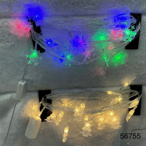 SET LUZ LED NAVIDAD C/DISEÑO BLANCA 3.6MTS 20/1