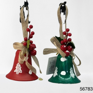 CAMPANA C/ACCESORIO NAVIDAD 8CM