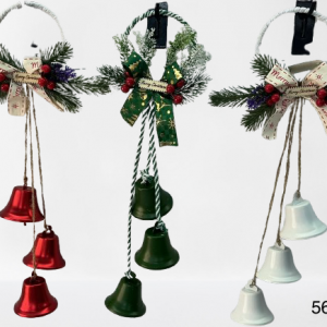CAMPANA/CASCABEL ADORNO NAVIDAD 39X40CM 3/1