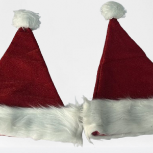 GORRO DE NAVIDAD PREMIUM C/BRILLO 22X37CM