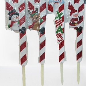 BASTON P/PATIO NAVIDAD 75CM