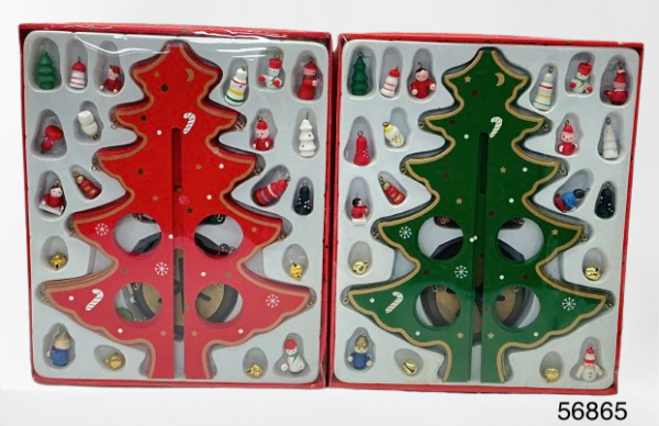 ADORNO ARBOL DE NAVIDAD 29.5CM