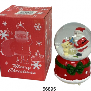 BOLA MAGICA NAVIDAD C/LUZ 8X12CM