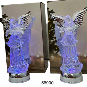 ANGEL ACRILICO C/LUZ 10.5X16X32CM