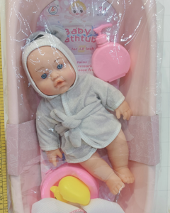 MUÑECA 15" C/ACCESORIO BAÑERA
