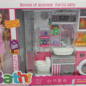 SET MUÑECA C/ACCESORIOS BAÑO