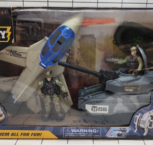 SET RESCATE MILITAR C/AVION CAJA