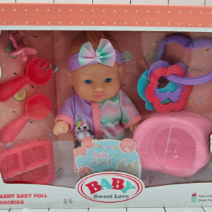 MUÑECA 9" C/ACCESORIOS CAJA