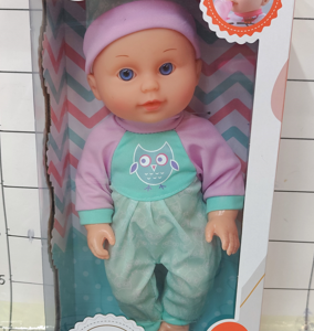 MUÑECA 12" C/ACCESORIOS+FUNCIONES CAJA