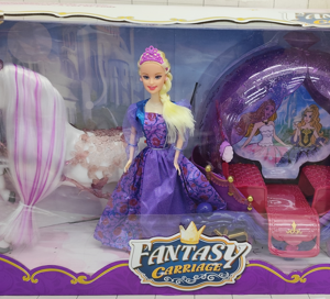 MUÑECA 11.5" C/CARRUSEL CAJA