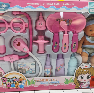 SET MUÑECA C/ACCESORIOS DOCTOR