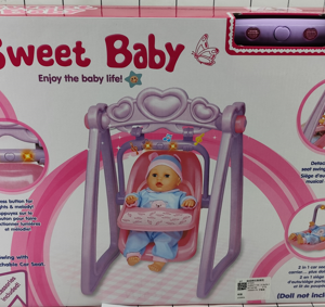 SET MUÑECA C/ACCEORIO CUNA