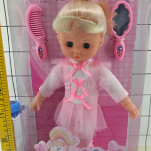 MUÑECA 14" C/ACCESORIOS