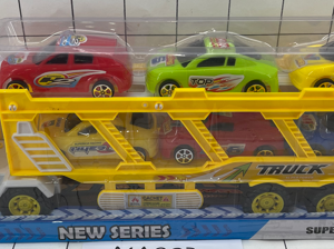 SET CAMION FRICCION C/CARROS PLATAFORMA