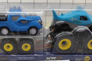 SET VEHICULO TIBURON 2/1 PLATAFORMA