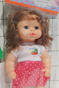 MUÑECA C/MUSICA 12" FUNDA