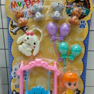 SET MUÑECA C/ACCESORIOS PARQUE BLISTER