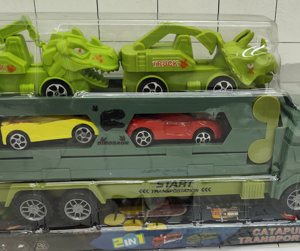 CAMION DINOSAURIO C/CARROS PLATAFORMA