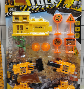 SET CAMION CONSTRUCCION C/ACCESORIOS BLISTER