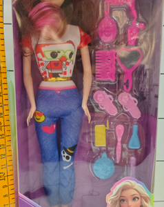 SET MUÑECA 11.5" C/ACCESORIOS