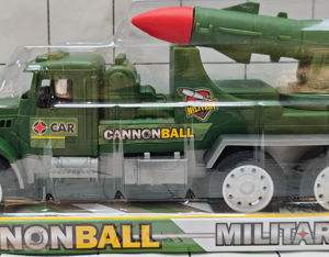 CAMION MILITAR FRICCION PLATAFORMA