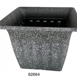 MACETERO PLASTICO 28.5X28.5X21CM
