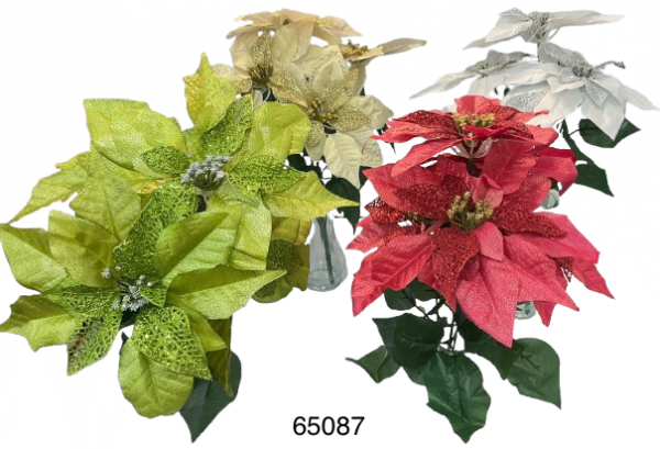 BONCHE FLOR PASCUA 5/1 46cm