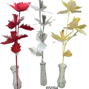 FLOR ARTIFICIAL DE NAVIDAD 3/1 70CM