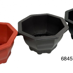 MPLAS MACETERO PLAST OCTAGONAL 25X15X14CM