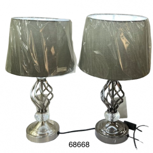 LAMPARA DE MESA METAL 25X43CM