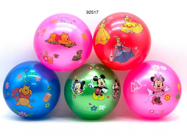 PELOTA PVC INFLABLE C/DISEÑO 15"