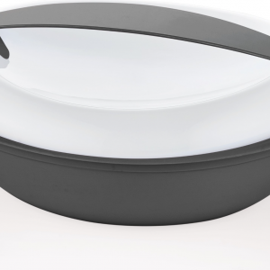 BAGER ENVASE OVAL PLAST C/TAPA 900ML