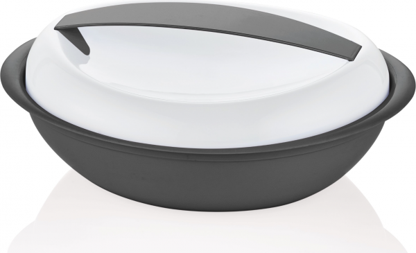BAGER ENVASE OVAL PLAST C/TAPA 900ML