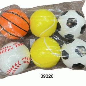 PELOTA MACIZA 10CM 6/1