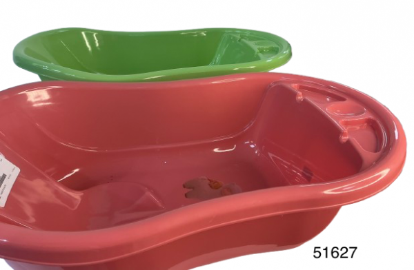 BAÑERA PLAST P/BEBE 72X43X21CM