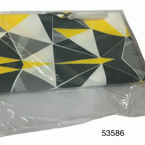 SET 4COJIN43X43CM+CAMINITO 180X33CM DISEÑO AMARILLO