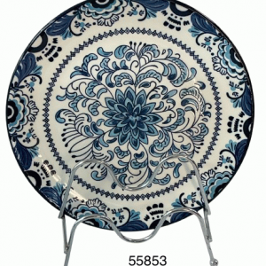 PLATO LLANO DIS AZUL 10.25"