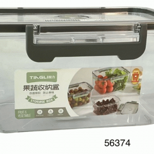 ENVASE PET RECTANGULAR C/TAPA HTICA 23X15X11.5CM